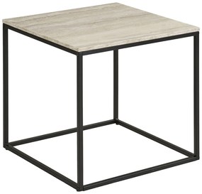 Stolik w dekorze kamienia 45x45 cm Vita – House Nordic