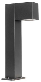 Industrialna lampa podłogowa zewnętrzna czarna 35 cm IP44 - Baleno