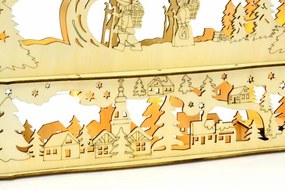 Świąteczna dekoracja – Bożonarodzeniowa sceneria – 10 LED diody