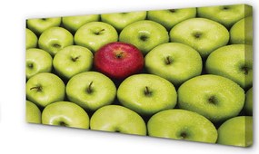 Duży obraz na płótnie Duet Zielonych i Czerwonych Jabłek