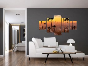 Obraz - Panorama Los Angeles (125x70 cm)