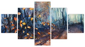 Obraz - Promienie jesiennego słońca (125x70 cm)