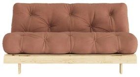 Pomarańczowa rozkładana sofa 160 cm Roots – Karup Design