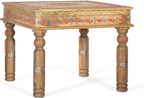 Podstawa stołu wykonana z manguieru ze szczegółowymi detalami w części głównej