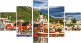 Obraz - Húsavík (125x70 cm)