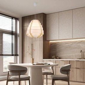 Biała lampa wisząca Nagoja – Candellux Lighting