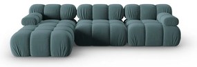 Morska aksamitna sofa 285 cm Bellis – Micadoni Home