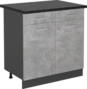 Szafka dolna do kuchni beton 80x60x81.6 r-line