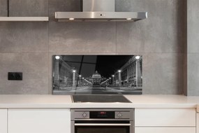 Szkło do Kuchni na Ścianę Droga do Zabytkowej Kaplicy