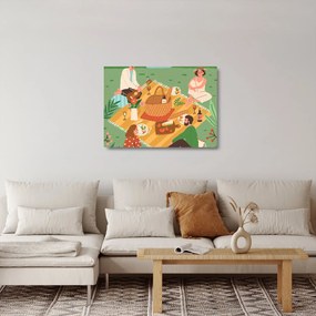 Obraz na szkle - Letnia miłość (70x50 cm)