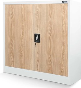 Szafka biurowa Eco Design Beata 90x40x93 cm biały/dąb sonoma