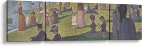 Obraz - Georges Seurat, A Sunday on La Grande Jatte, reprodukcje (170x50 cm)