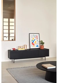 Czarna szafka pod TV 180x52 cm Sierra – Teulat