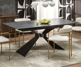 Rozkładany stół Luciano Halmar efekt niebieskiego  marmuru