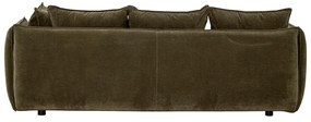 Ciemnozielona sofa 228 cm Austin – Bloomingville