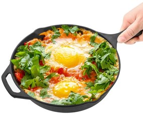 Żeliwna patelnia do grillowania ø 25 cm LITINA – Orion