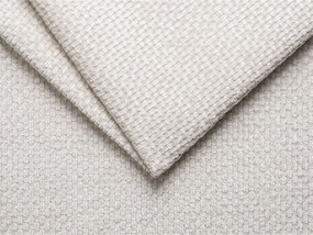 Kremowy narożnik z tkaniny szenilowej (prawostronny/z szezlongiem) Lupine – Micadoni