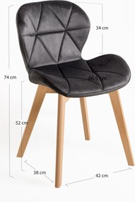 Silla Zie Terciopelo