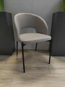 Krzesło tapicerowane K373 beżowe HALMAR