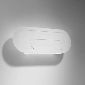 Biały minimalistyczny kinkiet R1-H88