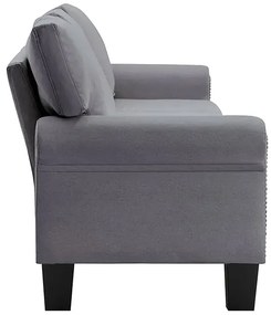 Czteroosobowa jasnoszara sofa - Alaia 4X