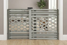 Regulowana plastikowa bariera dla zwierząt domowych