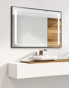 Lustro łazienkowe PANAMA 60x60 z oświetleniem LED EXCLUSIVE RUKE