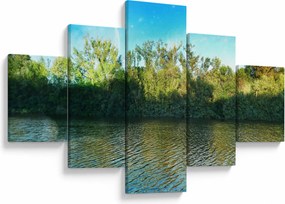 Obraz - jezioro (125x70 cm)