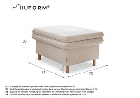 Ciemnoszary podnóżek Simon – Miuform