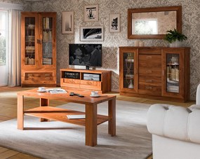 Komplet mebli do salonu w kolorze dąb stuletni F9-E72