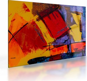 Obraz na szkle abstrakcji (70x50 cm)