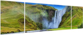 Obraz - Wodospad Seljalandsfoss (170x50 cm)