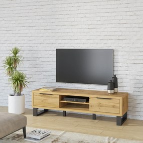 Szafka RTV HALENZA - Dąb wotan / 180 cm