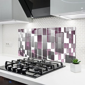 Szkło do Kuchni na Ścianę Symetria Nowoczesnej Formy