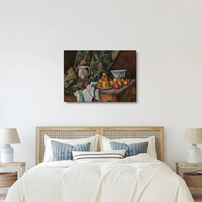 Obraz - Paul Cézanne, Still Life with Apples and Peaches, reprodukcje (70x50 cm)