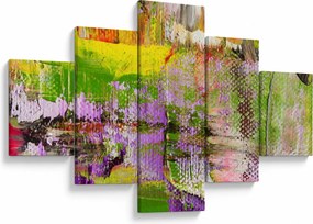 Obraz abstrakcji - malarstwo (125x70 cm)