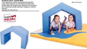 Piankowy tunel dla dzieci - Domek Mini, ekoskóra
