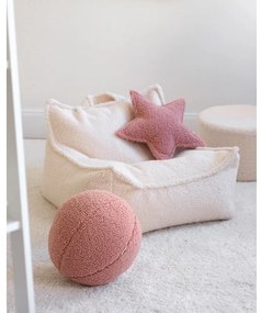 Kremowy dziecięcy worek do siedzenia z materiału bouclé Chair – Wigiwama