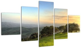 Obraz - Widok ze wzgórza (125x70 cm)