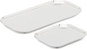 Tace do serwowania ze stali nierdzewnej zestaw 2 szt. 15x29 cm Nirela – Kave Home