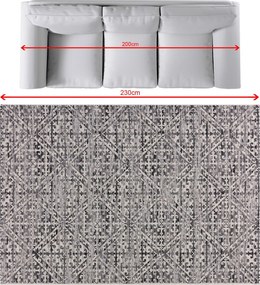 Dywan Breeze beige/charcoal grey 160x230cm