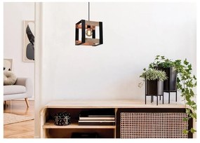 Czarna lampa wisząca 20x25 cm Varna – Candellux Lighting
