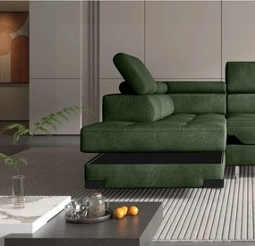 Narożnik EMPORIO L Lewostronny z funkcją spania Lewostronny w ktaninie SERENO 690 WERSAL