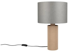 Szaro-beżowa lampa stołowa (wysokość 48 cm) Canio – Trio