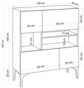 Szafa Krista Sapphire Oak