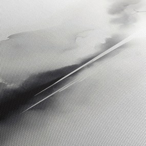 Obraz - Malowany tuszem krajobraz (170x50 cm)