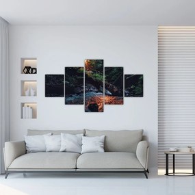 Obraz górskiej rzeki (125x70 cm)