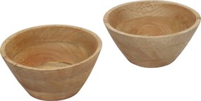 Zestaw misek z drewna mango, 2 sztuki, Ø 16 cm