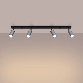 Listwa oświetleniowa WINX 4L czarna/chrom SOLLUX  LIGHTING