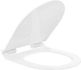 Mexen deska wolnoopadająca slim, duroplast, biała połysk - 39010100